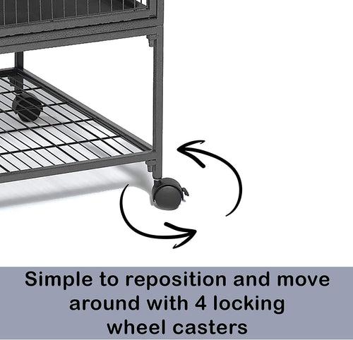 Deluxe Critter Nation Double Unit Small Animal Cage (Model 162)