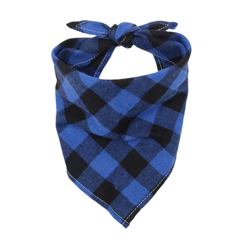 Classic Dog Bandana – Stylish Cotton Bibs for Medium & Large Dogs
